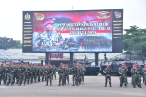 Danpasmar 1 Sambut Kepulangan Prajurit Usai Amankan Pulau Pulau Terluar di Indonesia