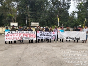 AKPERSI Geruduk Polsek Rumpun atas Kasus Intimidasi Jurnalis
