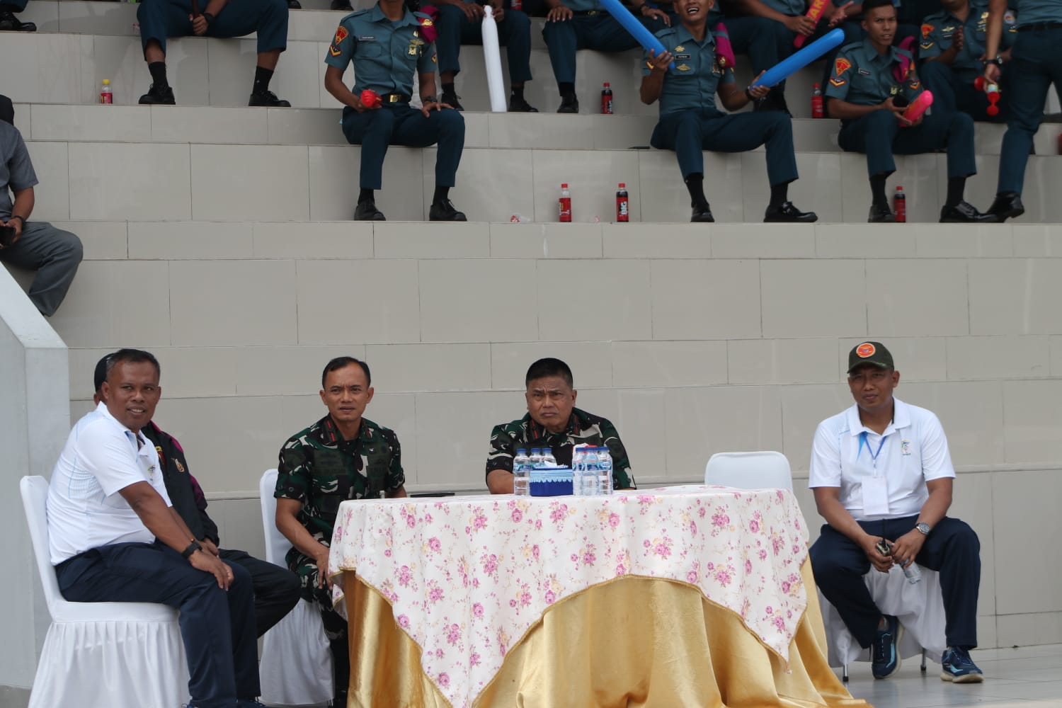 Wadan Kormar Beri Semangat Atlet Sepakbola di Ajang Poral Wilbar 2025