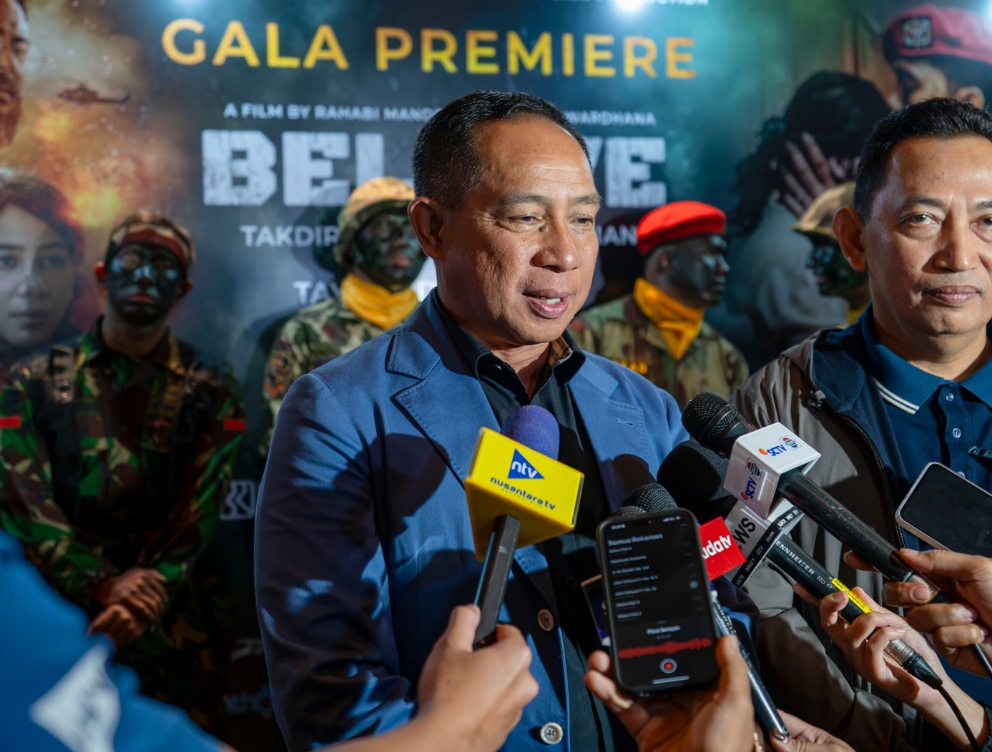 Panglima TNI Hadiri Gala Premiere Film BELIEVE, Kisah Patriotisme Prajurit yang Menginspirasi di XXI Plaza Senayan