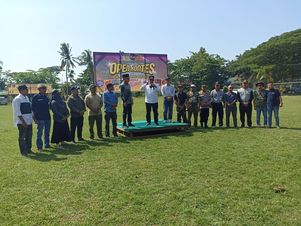 Danramil 1208-05/Pemangkat Hadiri Pembukaan Kontes Kambing Se Kalimantan Barat