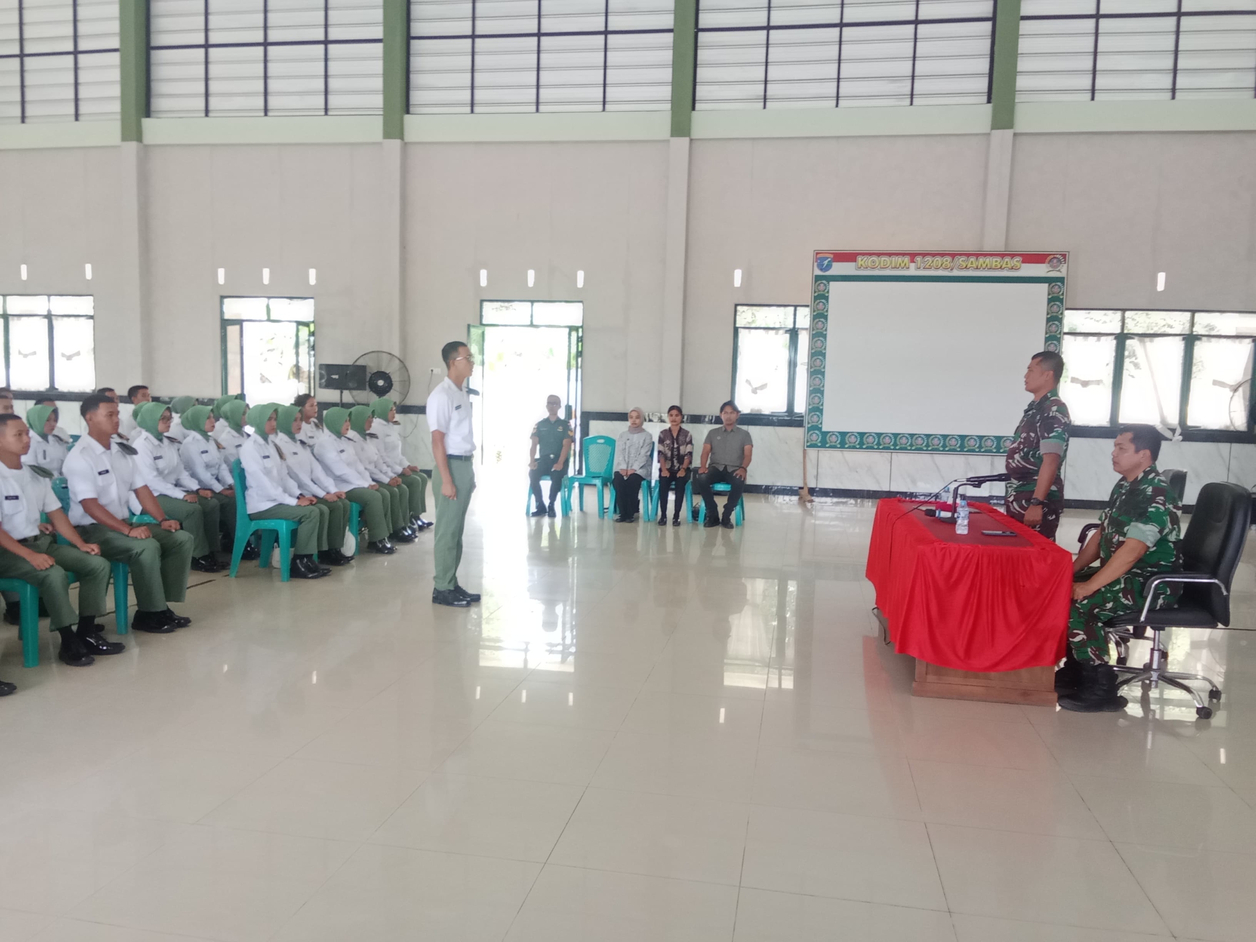 Dandim 1208/Sambas Beri Pengarahan Dan Motifasi Kepada SPPI Kab. Sambas