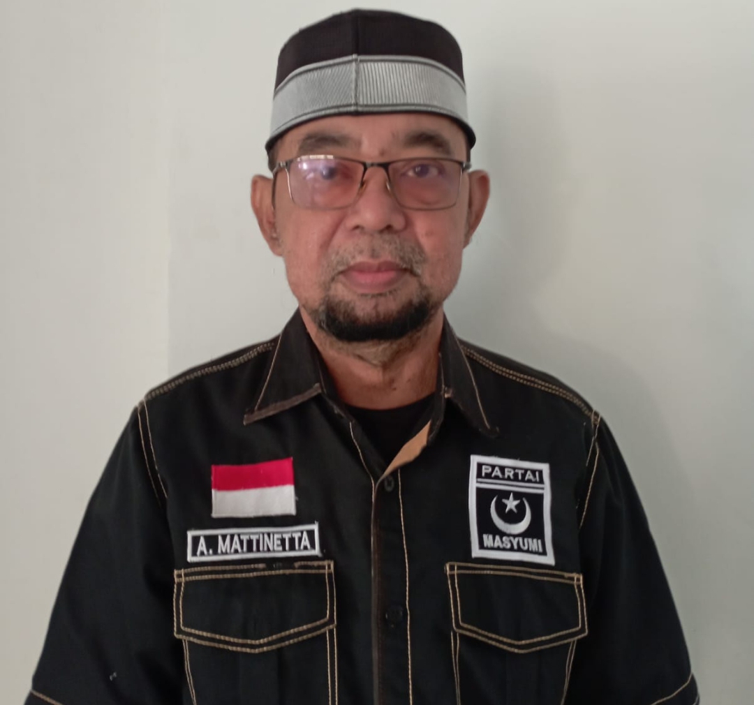 Drs. Andi Mattinetta.,M.Pd Nahkodai Partai Masyumi DPW Sulsel, Periode 2024-2029