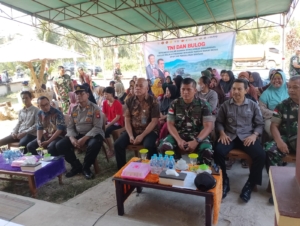Dandim 1208/Sambas Ikuti Vicon TNI Bersinergi Dengan Bulog Dan Program Gerakan Pangan Murah
