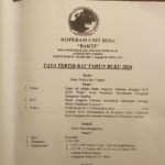 RAT KUD Bakti Tahun Buku 2024 Rugi