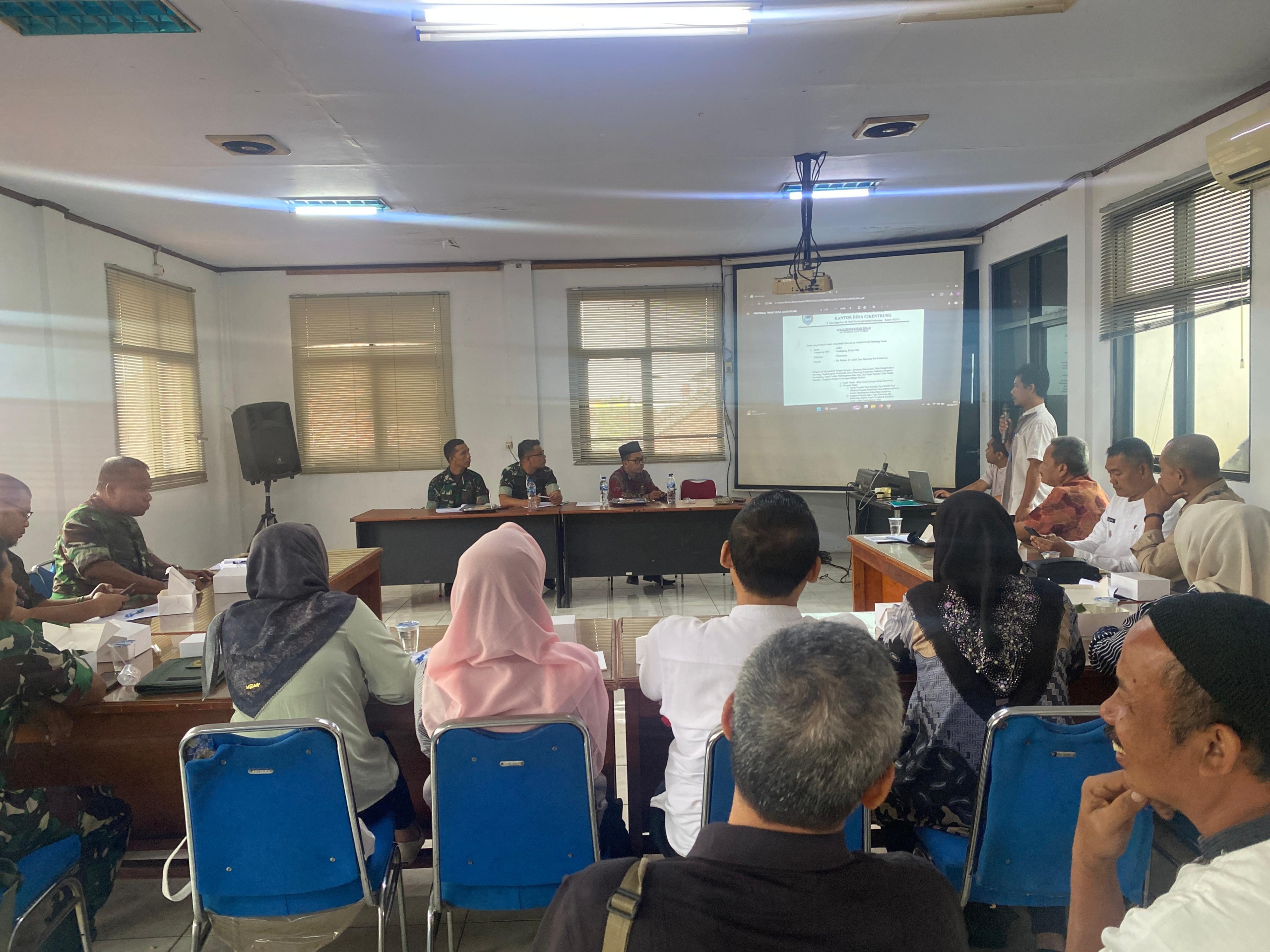 Rapat Koordinasi Penentuan Lokasi TMMD Ke-126 Tahun Anggaran 2025 di Kabupaten Pandeglang