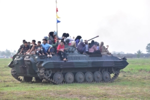 Ranpur Prajurit Pasmar 1 Diserbu Masyarakat Batujajar