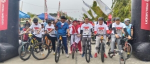 Ketua DPRD Luwu Utara Ikut Sepeda Santai Merah Putih Sambut HUT ke-80 RI