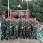 Danpasmar 1 Kunjungi Prajurit yang Berjaga di Pulau Berhala