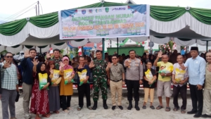 Dandim 1208/Sambas Dampingi Bupati Hadiri Vicon Nasional Program Stabilitas Pangan