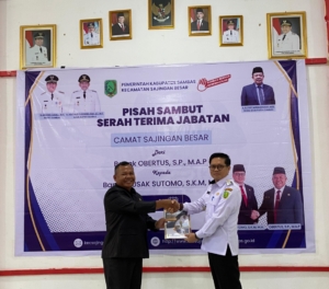 Pisah Sambut Camat Sajingan Besar: Dari Obertus ke Yusak, Estafet Semangat Perbatasan