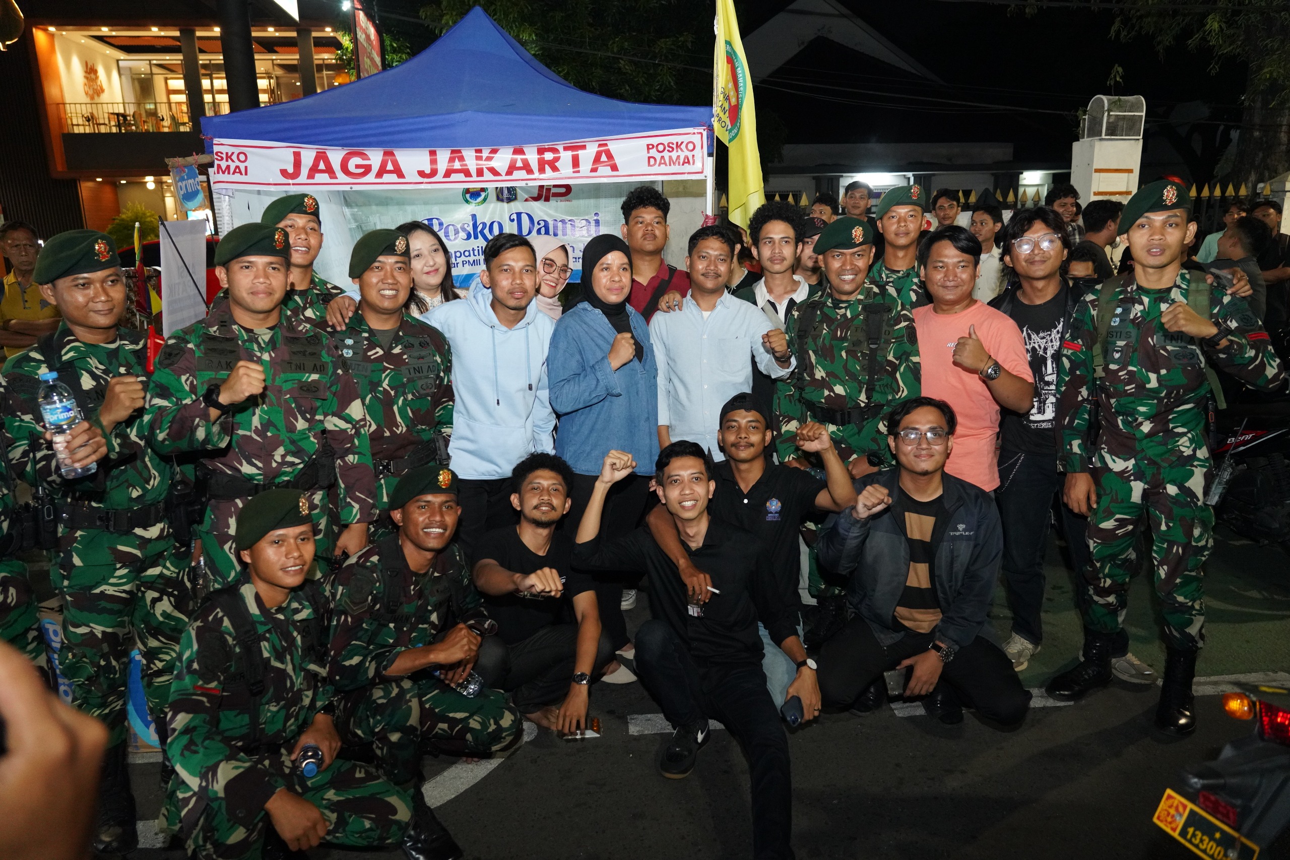 Patroli TNI AD Terus Berjalan, Komitmen Jaga Kondusifitas Bagi Warga Ibu Kota