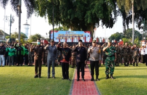 Apel Kesiapsiagaan dan Deklarasi Bumi Bung Karno Damai: Sinergi Menjaga Kondusifitas Kota Blitar