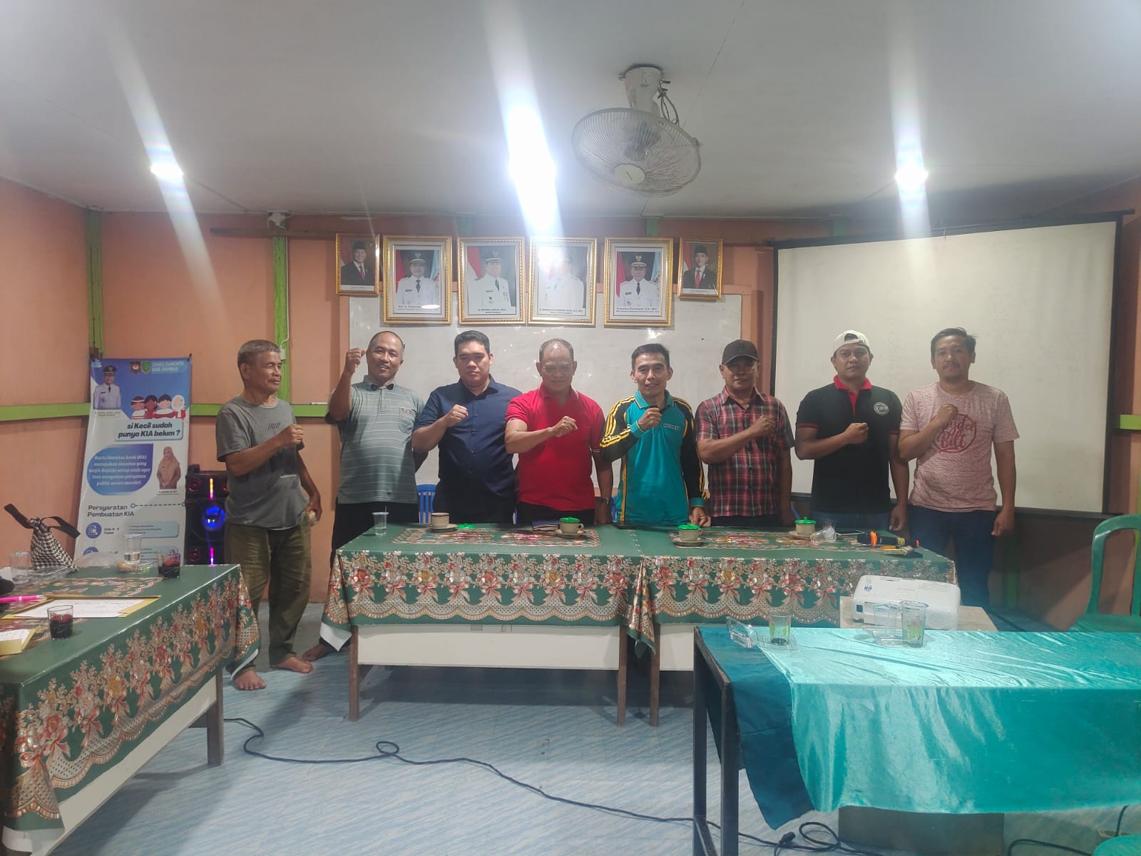 Ketua Anggota Koperasi Desa Merah Putih, Gelar Rapat Keanggotaan Kopdes di Aula Kantor Desa Matang Segentar