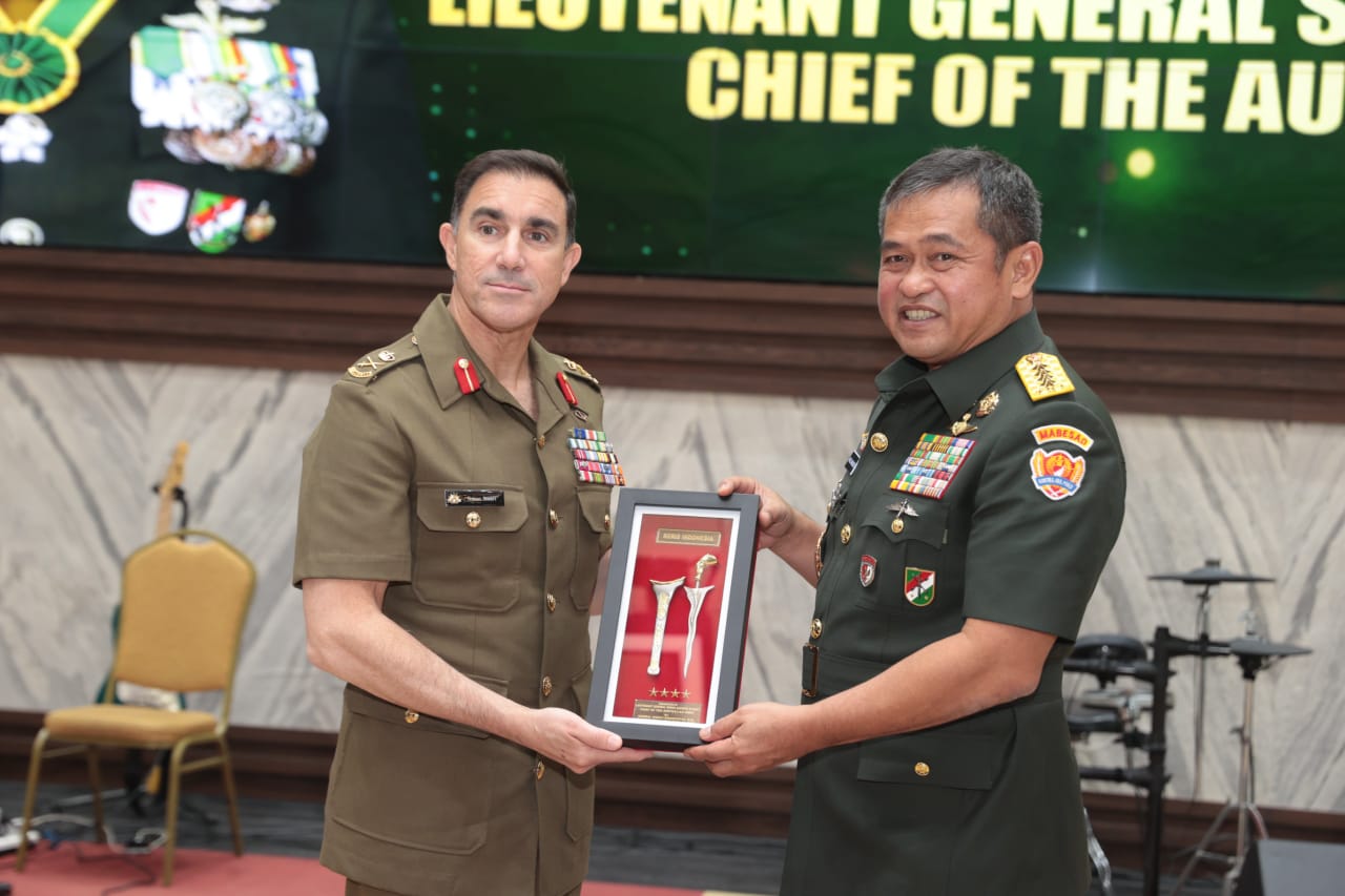 Kasad dan Kasad Australia Teguhkan Persahabatan, Perkuat Kerja Sama Militer Kedua Negara