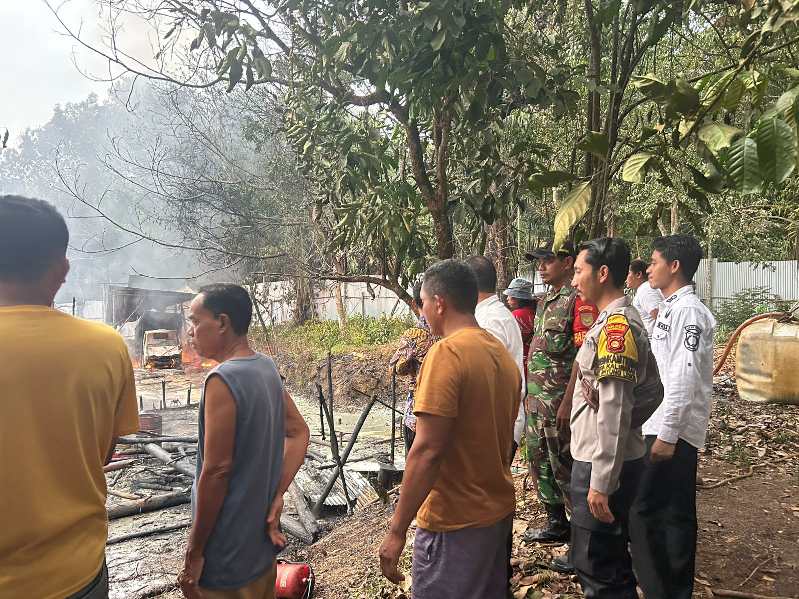 Polisi Selidiki Kebakaran Sumur Minyak Tradisional di Muba, 5 Orang Luka Bakar