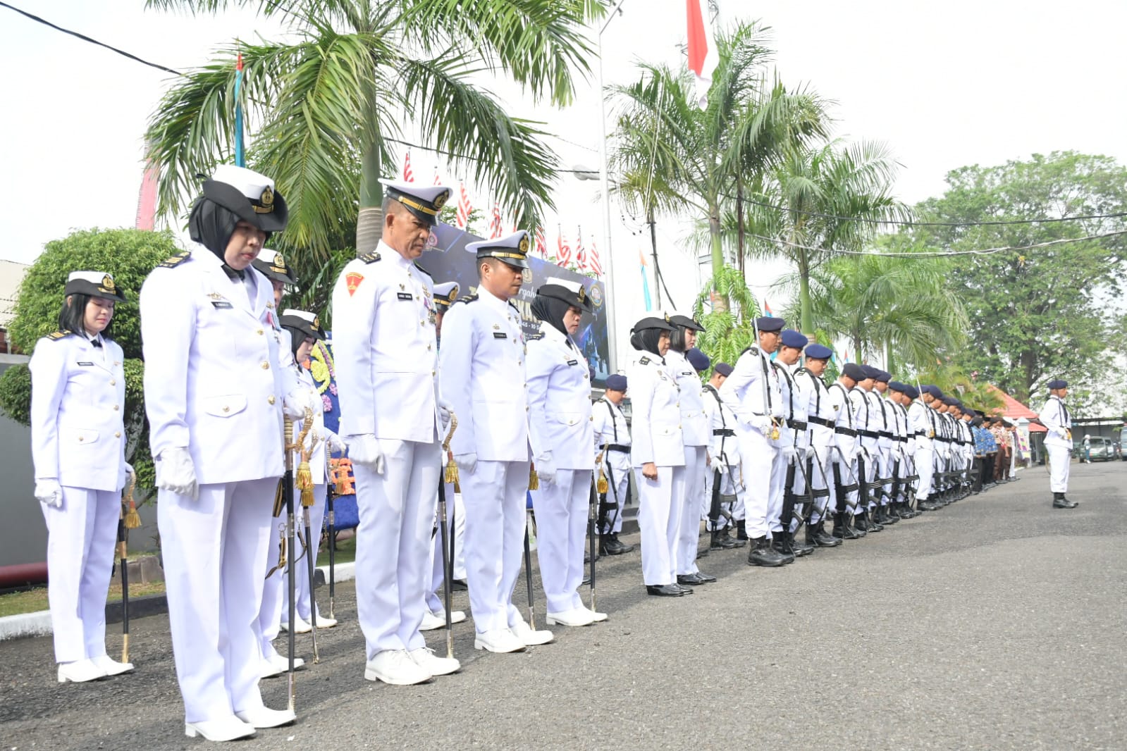 Lanal Palembang Gelar Upacara & Syukuran HUT ke-80 TNI AL