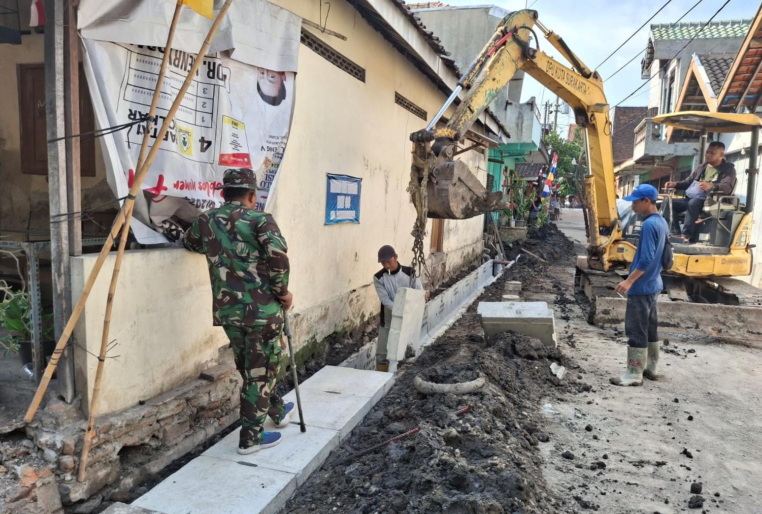 Sasaran Fisik Karya Bakti Daerah Tahan V 2025 Perbaikan Saluran Air Terus Dikebut