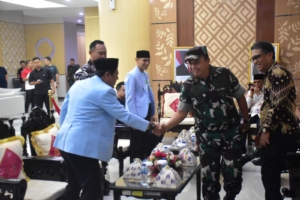 Danrem 132/Tadulako Hadiri Penyambutan Ketua DPD RI di Bandara SIS Al-Jufri Palu