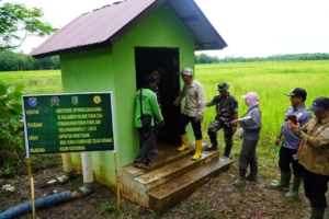 Dandim 1208/Sambas Laksanakan Pendampingan Tim BPK RI Tinjau Hasil Pengerjaan Oplah Tahun 2024