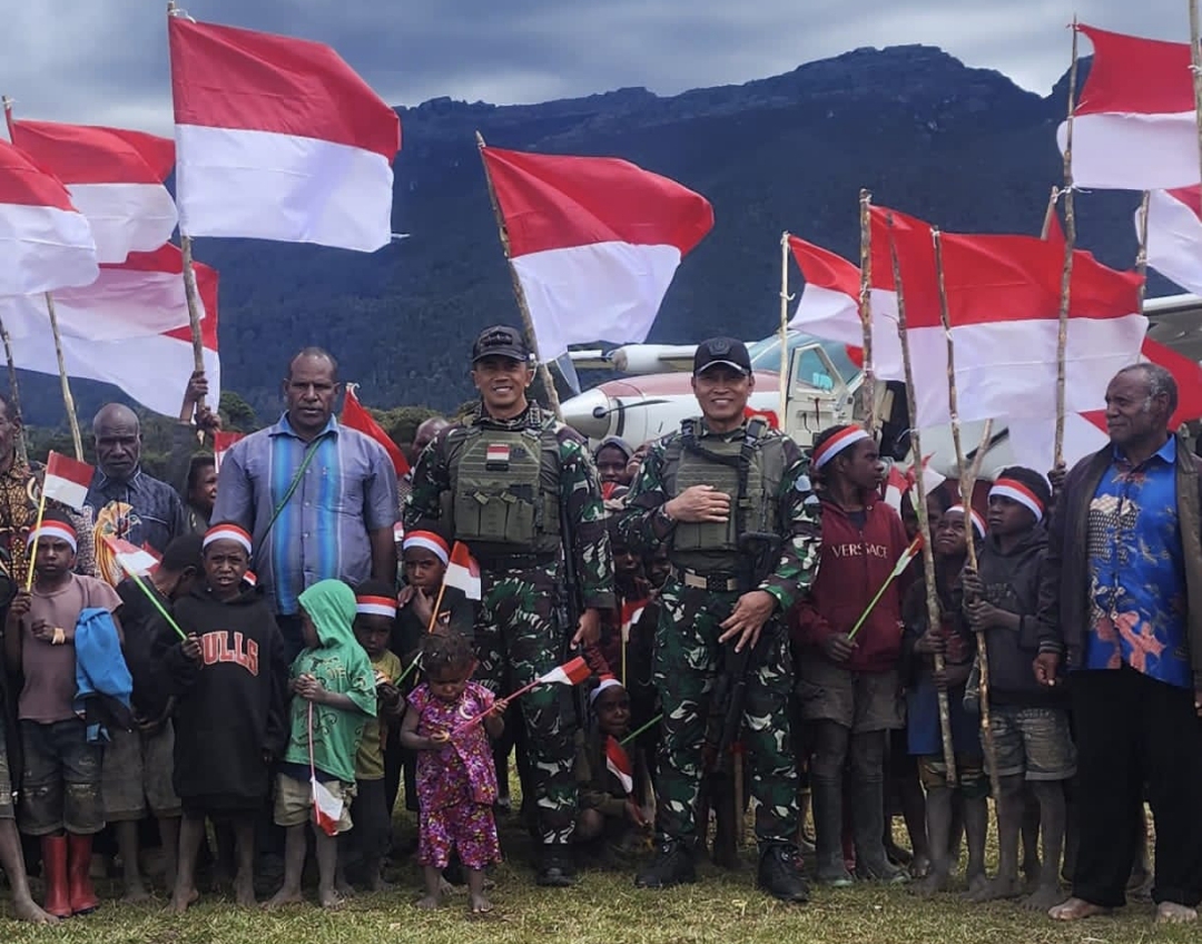 Wujud Kepedulian Pangkogabwilhan III Kunjungi Prajurit di Garis Depan