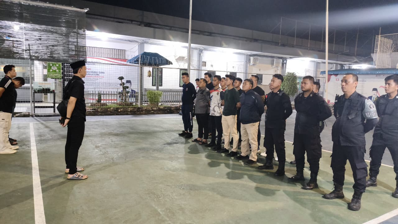 Kepala Rutan Kelas I Palembang Pimpin Langsung Penggeledahan Kamar WBP, Perketat Deteksi Dini Gangguan Keamanan