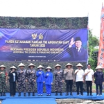 Pasmar 1 Ikuti Kegiatan Panen Raya Tegaskan Komitmen Ketahanan Pangan