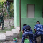 Rehabilitasi MCK SD Negeri 11 Kota Lama Hampir Rampung Dikerjakan Satgas TMMD 