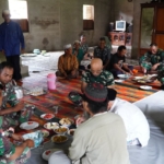 Wujud Syukur dan Terima Kasih, Warga bersama Satgas TMMD 2025 Makan Bersama 
