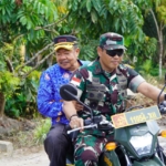 Danrem Bersama Sekda Sambas Tinjau Rabat Beton di Lokasi TMMD ke-126 Kodim 1208/Sambas