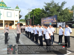 Sosialisasi WBS dan SP4N-LAPOR oleh Kasi Propam Polres Takalar : Wujudkan Tata Kelola Pemerintahan yang Bersih dan Transparan
