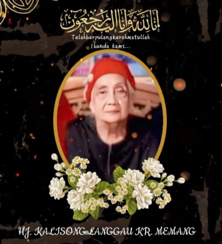 Hj Kalisong Langgau Kr. Memang, Tutup Usia di Umur 86 Tahun