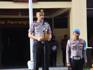 Kapolres Takalar Tekankan Etika dan Profesionalisme dalam Apel Jam Pimpinan