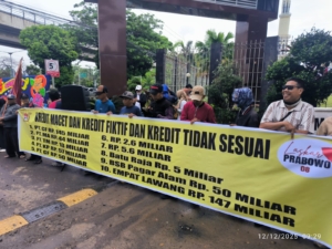 Laskar Prabowo 08 DPD Sumsel  Bersama BPI KPNPA RI Aksi Damai di Kejati Sumsel Minta Periksa Bank Sumsel Babel