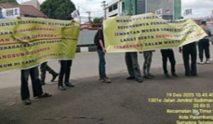 GEMAPELA Minta Polda Sumsel Transparan Ungkap Kasus Ambruknya Jembatan Muara Lawai