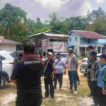 Babinsa Turut Hadir dalam Kunjungan Kerja BNPP RI di Perbatasan Temajuk