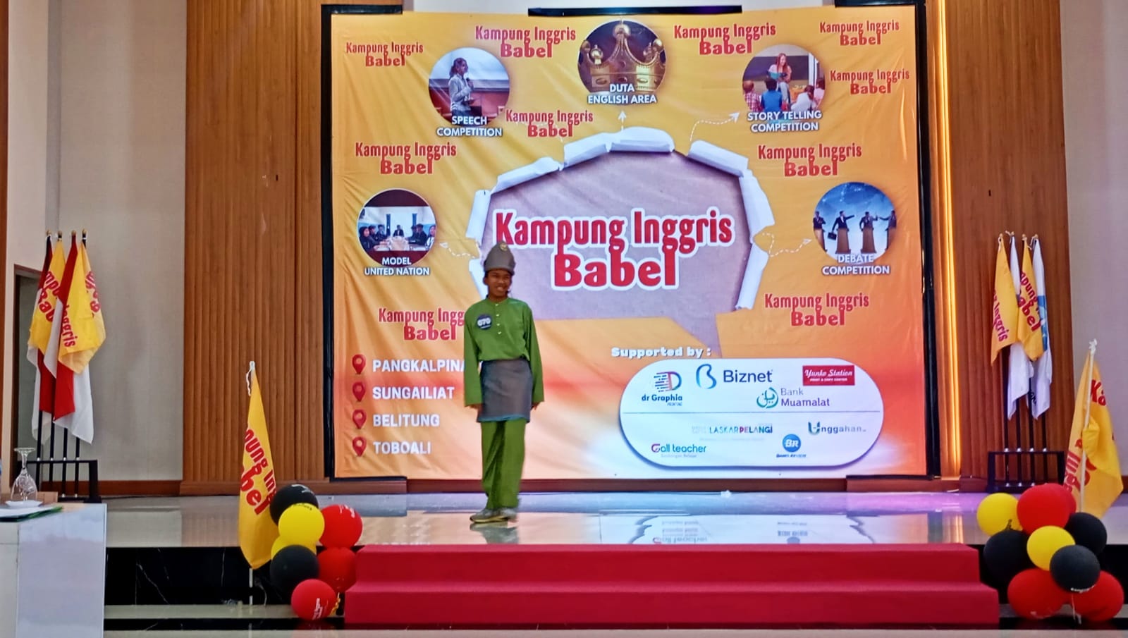 90 Peserta Adu Bakat dalam Story Telling Competition Kampung Inggris Babel