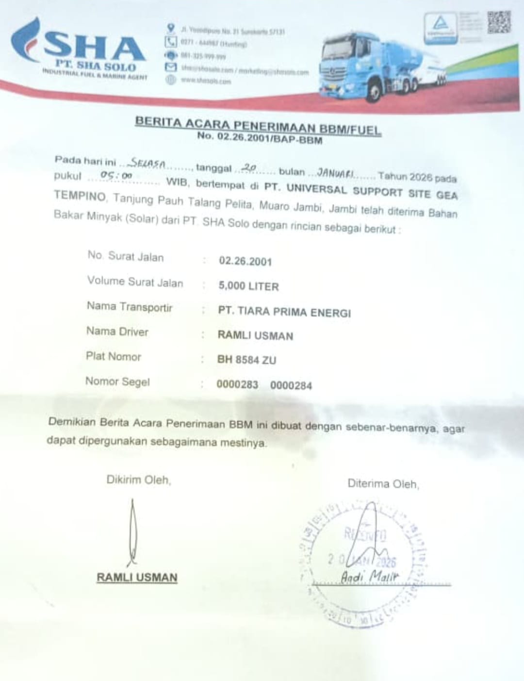 Woww..!!! Ibnu Yai Oknum Kacab PT.SHA Solo Cabang Jambi Diduga Jadi Bos Cartel di Wilayah Jambi