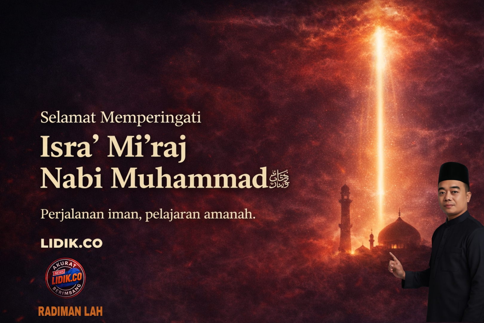 Memaknai Isra’ Mi’raj: Saat Iman Diuji, Etika Diperlukan
