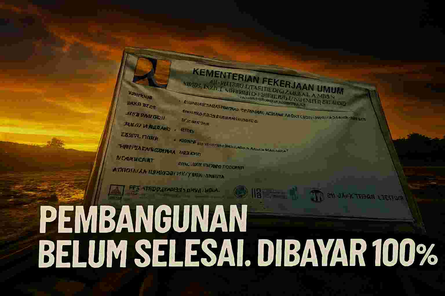 Proyek Penguatan Tebing Rp20,17 Miliar di Sintang Diklaim Selesai, Progres Lapangan Masih Disorot