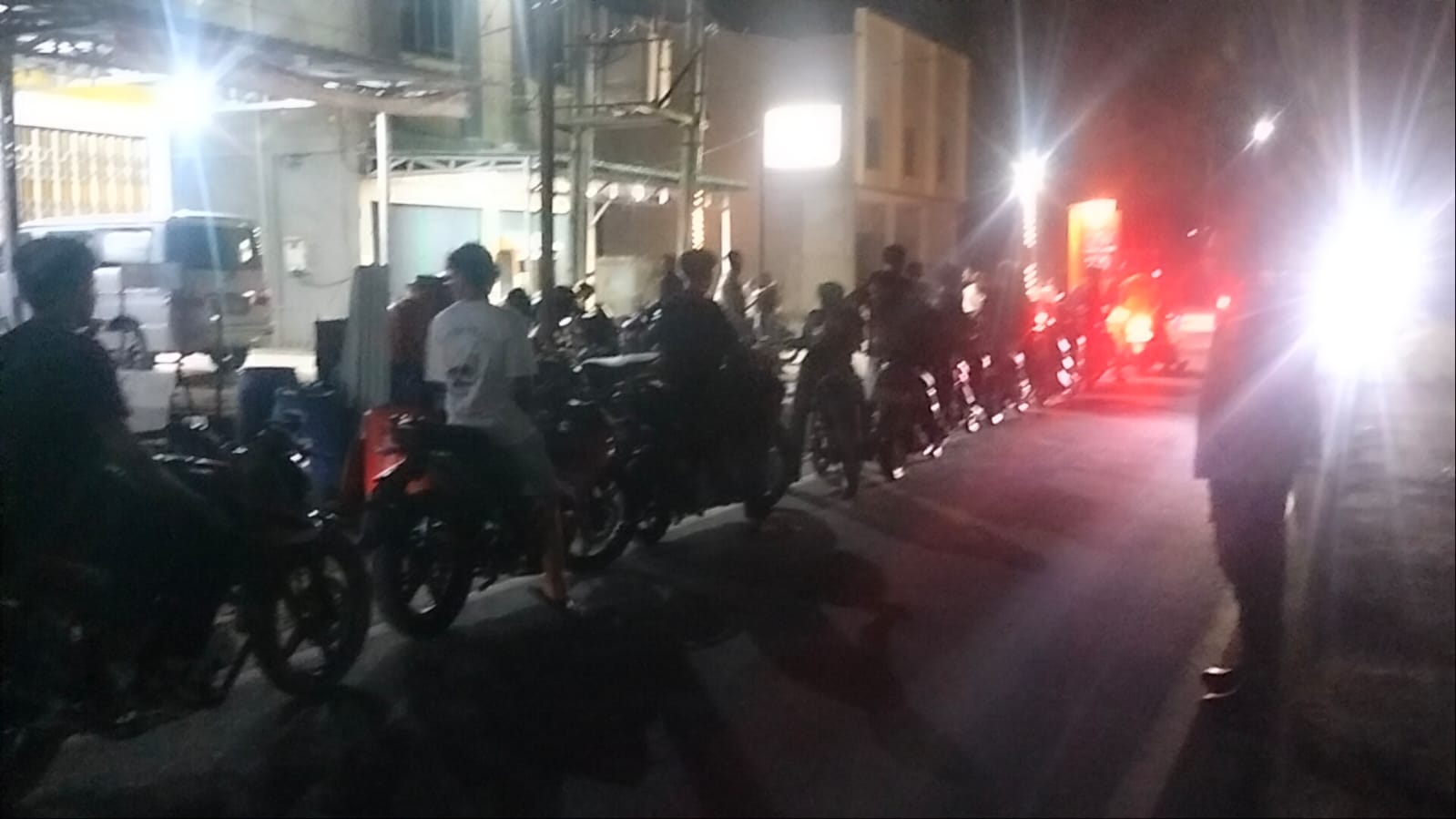 Razia Gabungan Tertibkan Knalpot Brong di Teluk Keramat, 13 Motor Diamankan
