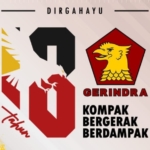18 Tahun Gerindra, Kaltin: Ayo Kompak Bergerak Berdampak