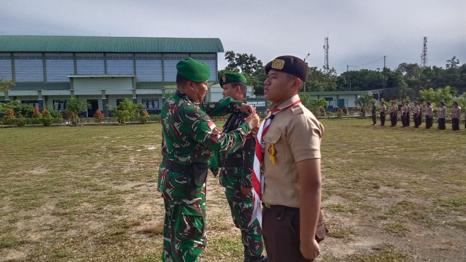 Kodim 1208/Sambas Gelar Upacara Pembukaan Korps Kadet Republik Indonesia Kabupaten Sambas 2026