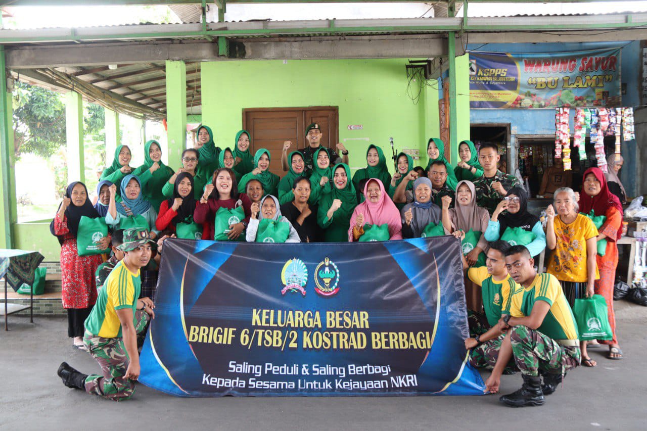 Brigade Infanteri 6 Kostrad Gelar Bakti Sosial Sambut Bulan Suci Ramadhan