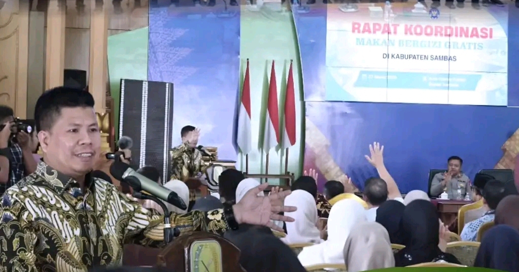 Rakor Percepatan Pelaksanaan Program MBG Kabupaten Sambas