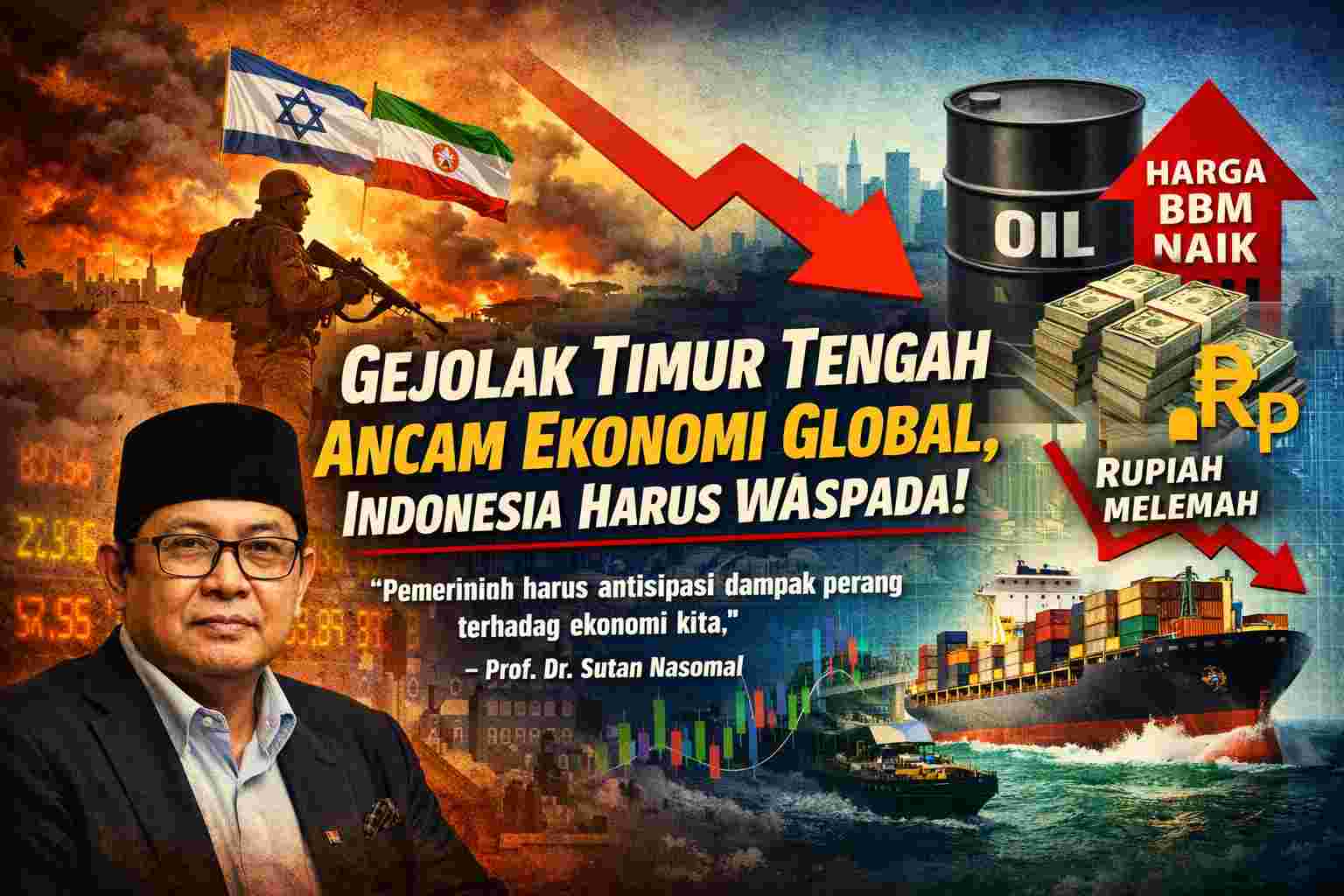 Gejolak Timur Tengah Ancam Ekonomi Global, Indonesia Harus Waspada