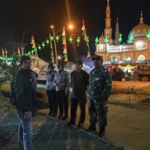 Anggota Jajaran Kodim 1208/Sambas Laksanakan Pengamanan Malam Takbiran