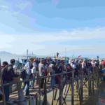 Membludak, Akses ke Pulau Lemukutan Sempat Lumpuh Akibat Steher Patah