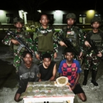 Satgas Yonif 643/Wns Gagalkan Peredaran Narkotika di Perbatasan Papua