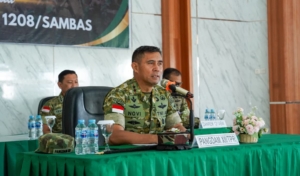 Pangdam Tanjungpura ke Sambas, Ingatkan Prajurit Jauhi Pelanggaran